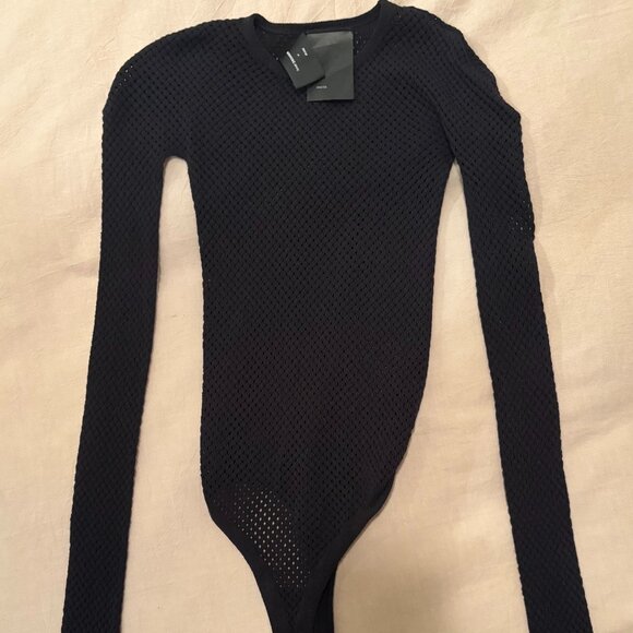 WARDROBE.NYC x Rosie Huntington-Whiteley Web Bodysuit | Size: XS - Picture 4 of 5